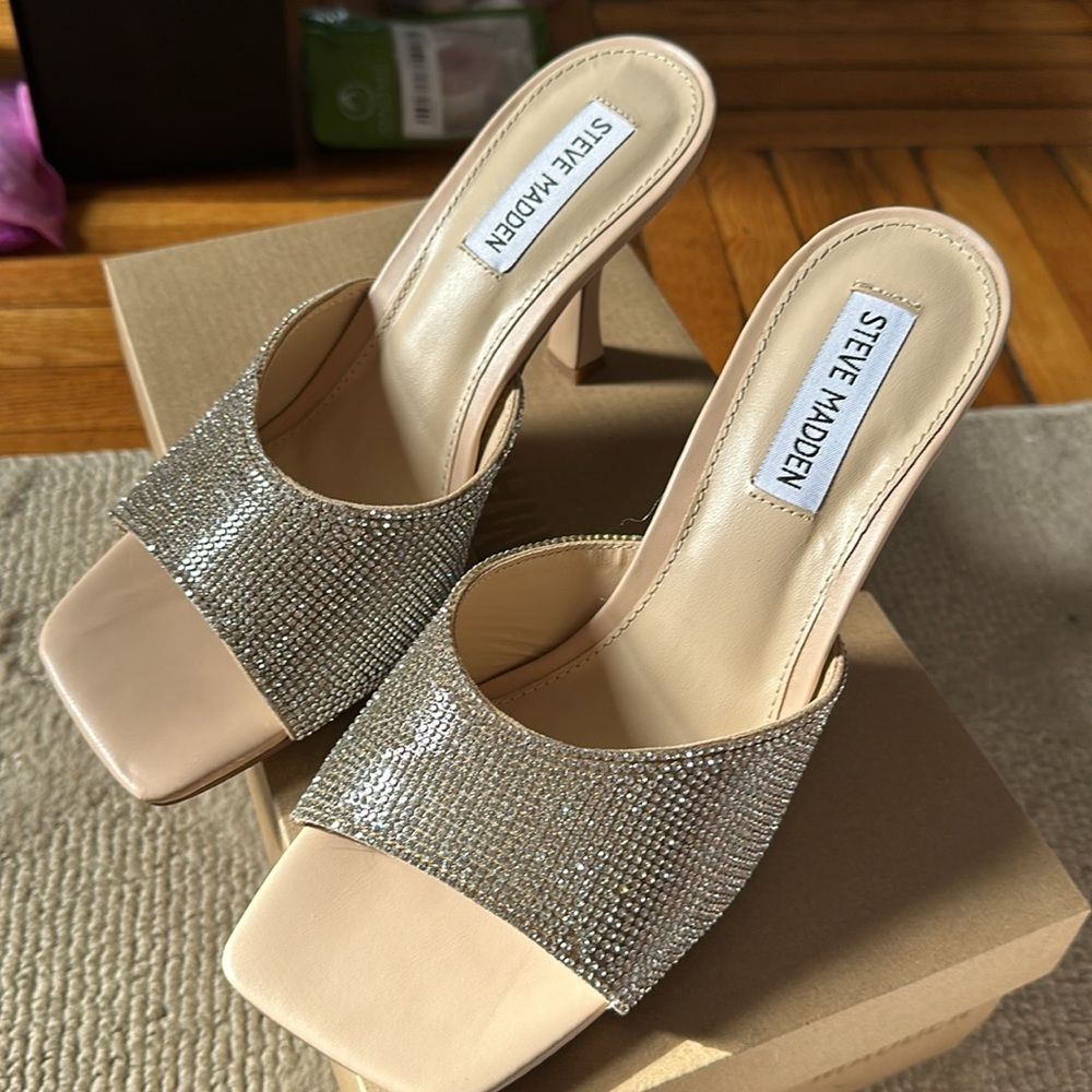 Steve Madden Rhinestone Heels - Picture 2 of 7